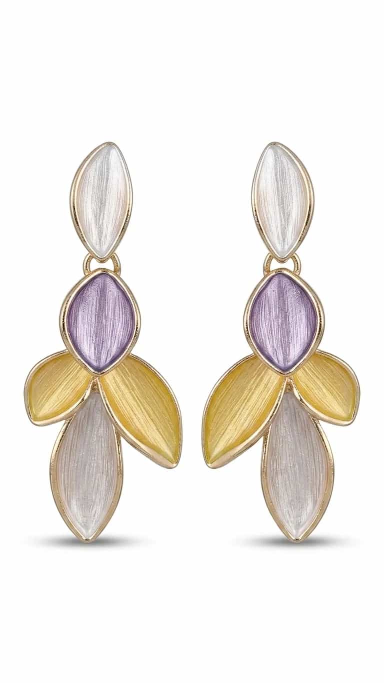 Celeste Bloom Multicolor Drop Earrings